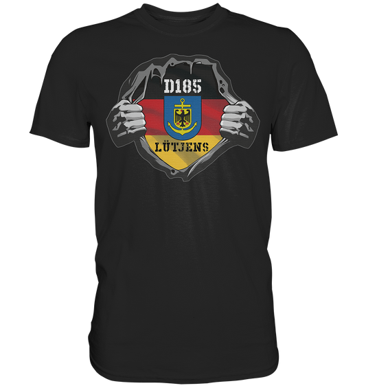 Aufriss D185 LÜTJENS - Premium Shirt