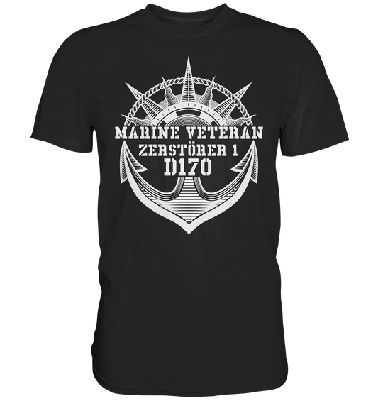 MARINE VETERAN D170 ZERSTÖRER 1 - Premium Shirt