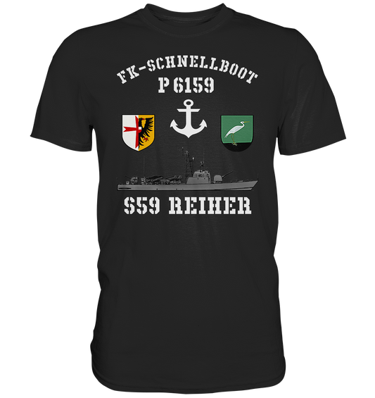 FK-Schnellboot P6159 REIHER Anker - Premium Shirt