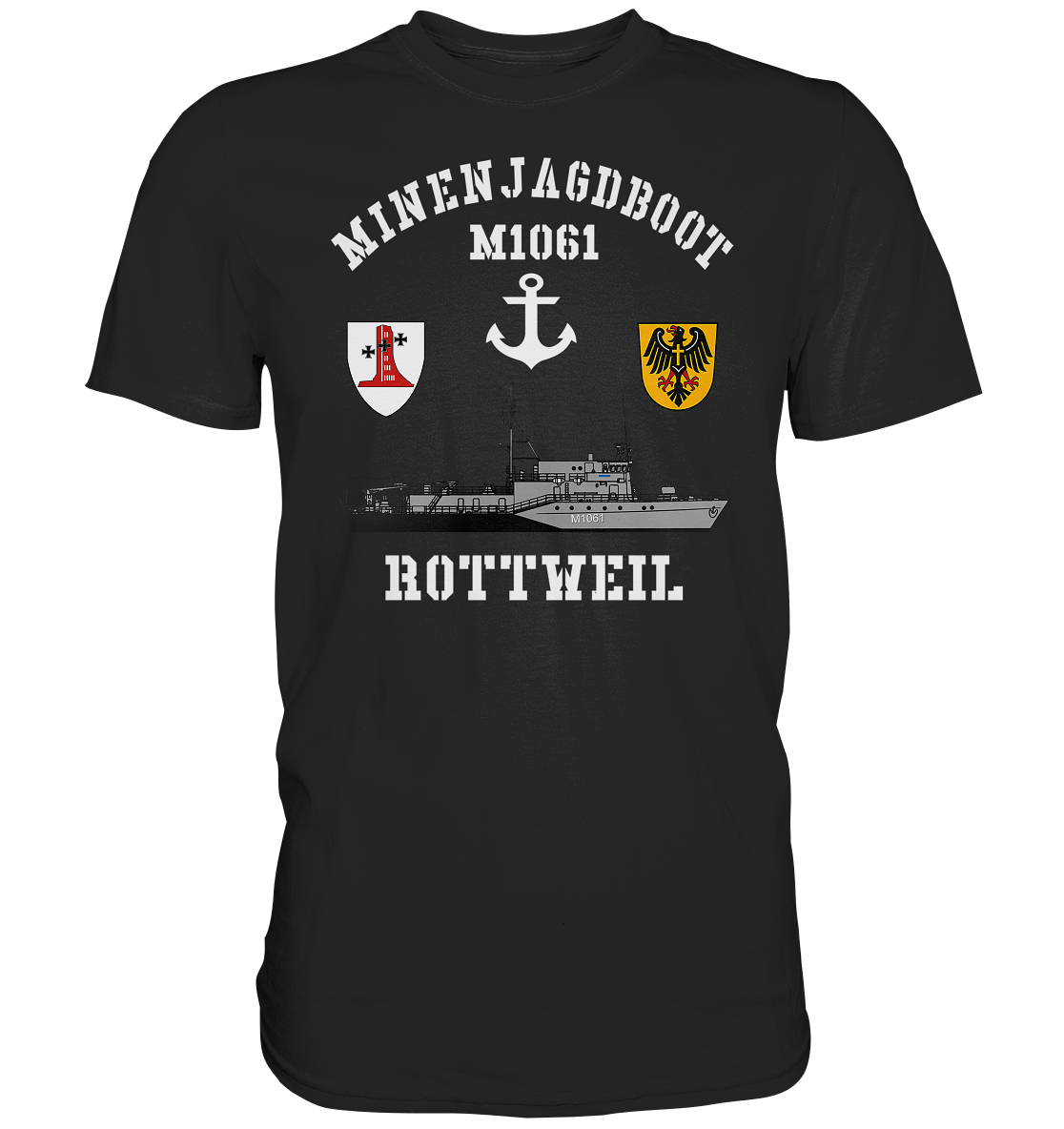 Mij.-Boot M1061 ROTTWEIL Anker 1.MSG  - Premium Shirt