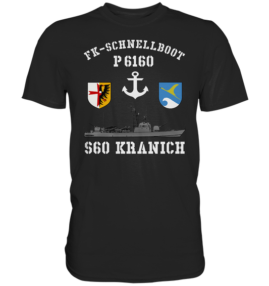 FK-Schnellboot P6160 S60 KRANICH Bofors - Premium Shirt