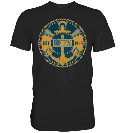 Anker Vorname Geburtsjahr - Premium Shirt