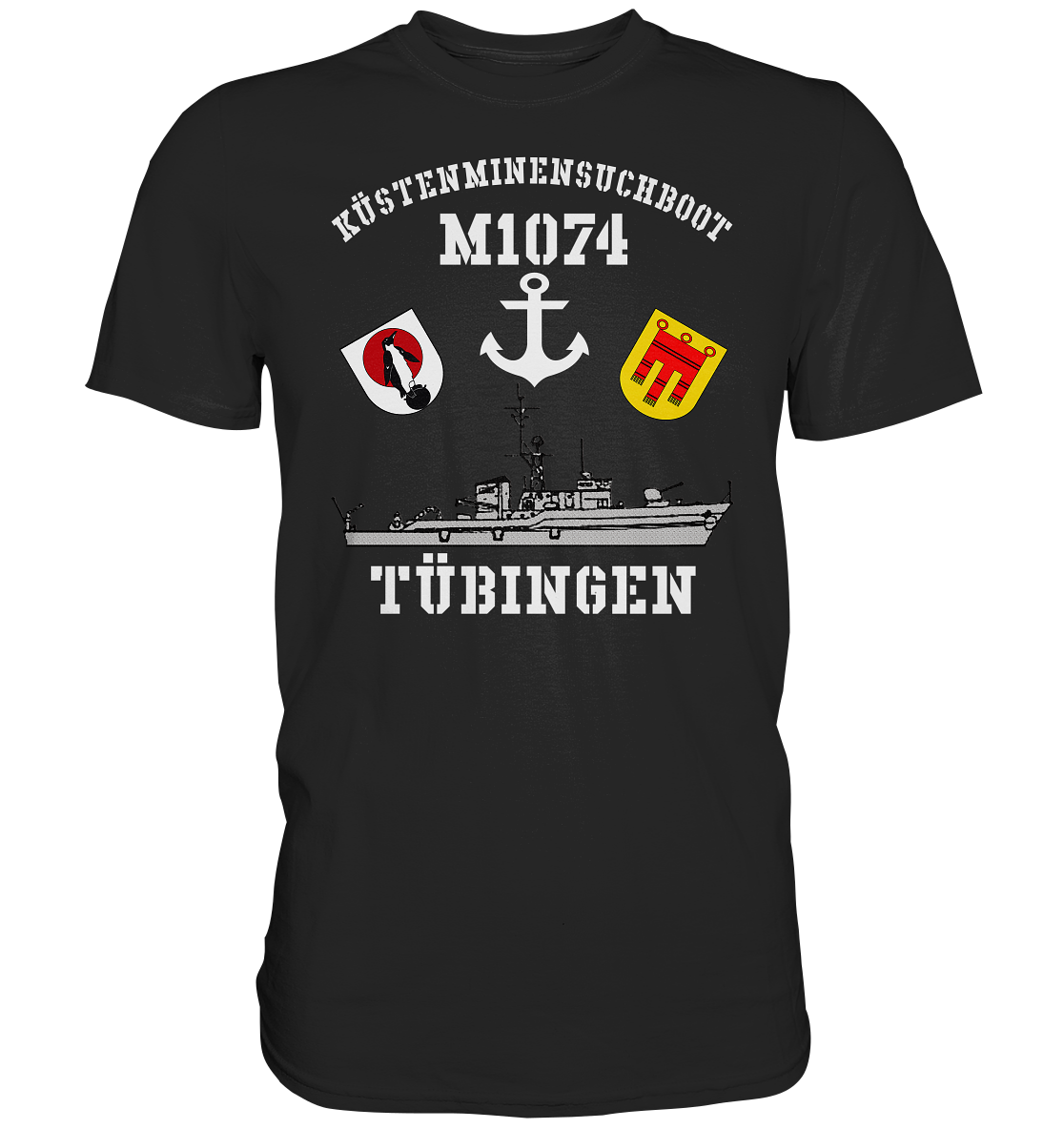 KM-Boot M1074 TÜBINGEN Anker - Premium Shirt