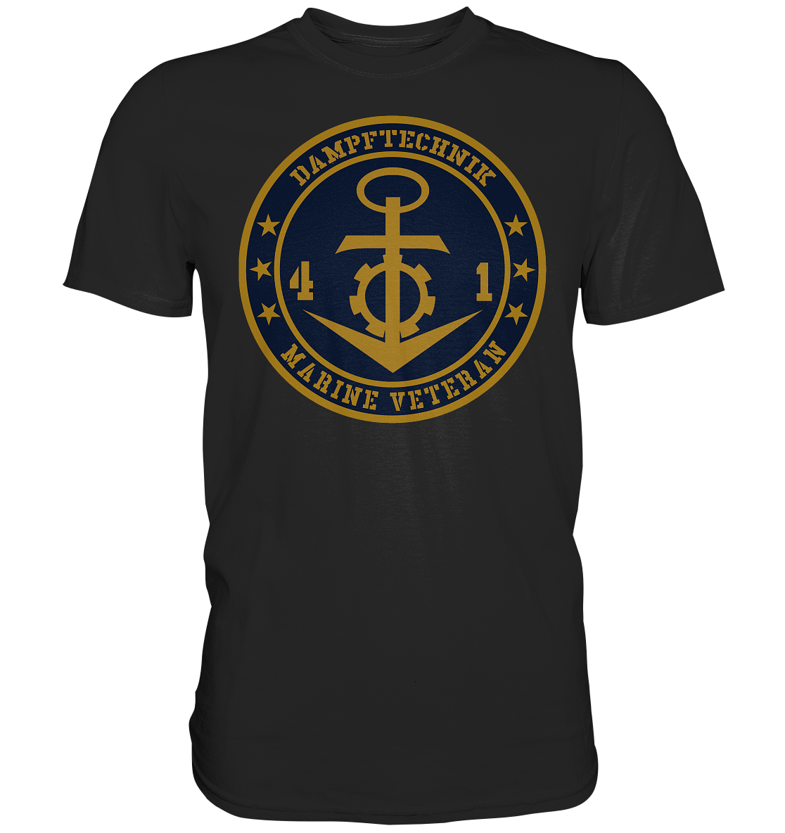 Marine Veteran 41er DAMPFTECHNIK - Premium Shirt