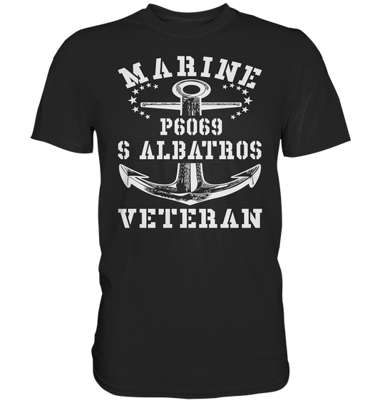 P6069 S ALBATROS Marine Veteran - Premium Shirt