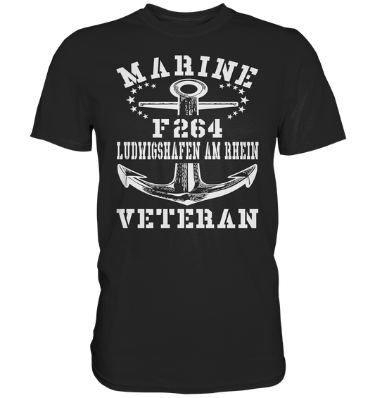 Korvette F264 LUDWIGSHAFEN AM RHEIN Marine Veteran - Premium Shirt