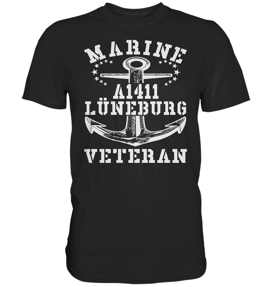 Troßschiff A1411 LÜNEBURG Marine Veteran - Premium Shirt