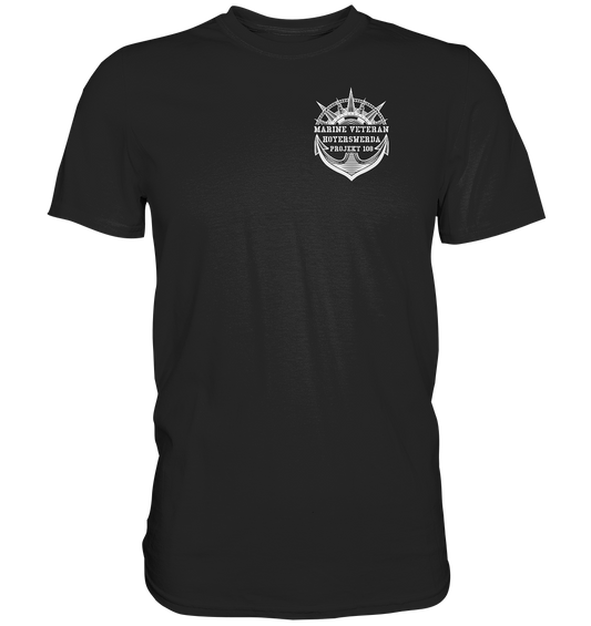 Projekt 108 HOYERSWERDA Marine Veteran Brustlogo - Premium Shirt