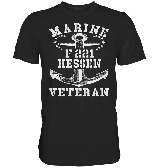 Fregatte F221 HESSEN Marine Veteran - Premium Shirt