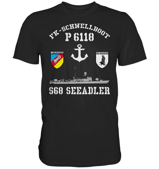 FK-Schnellboot P6118 SEEADLER 2.SG Anker  - Premium Shirt