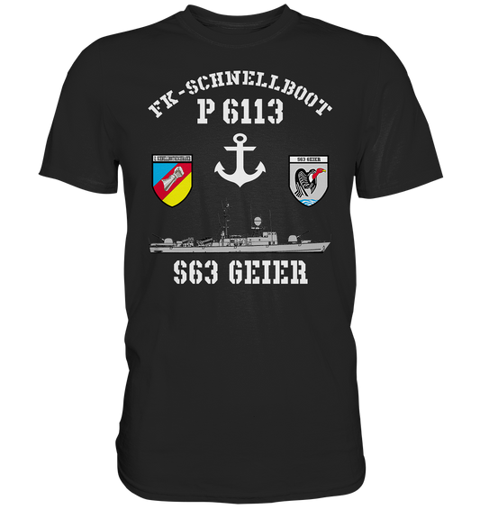 FK-Schnellboot P6113 GEIER 2.SG Anker - Premium Shirt