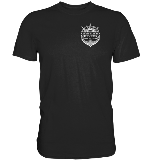 Projekt 108 SCHWERIN Marine Veteran Brustlogo  - Premium Shirt