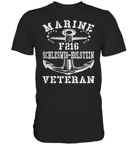Fregatte F216 SCHLESWIG-HOLSTEIN Marine Veteran - Premium Shirt