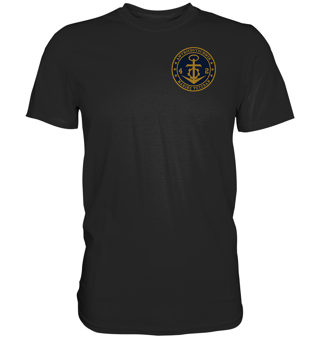 Marine Veteran 42er ANTRIEBSTECHNIK Brustlogo - Premium Shirt