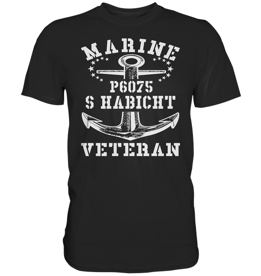 P6075 S HABICHT Marine Veteran - Premium Shirt