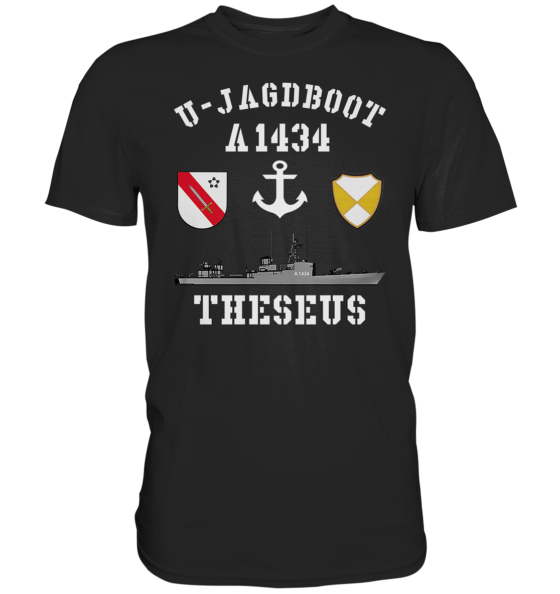 U-Jagdboot A1434 THESEUS  Anker - Premium Shirt