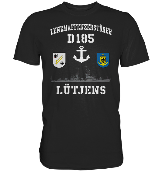 Lenkwaffenzerstörer D185 LÜTJENS Anker - Premium Shirt