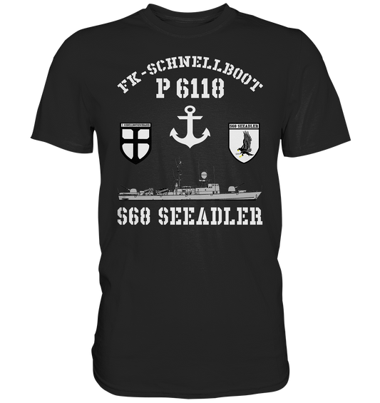 FK-Schnellboot P6118 SEEADLER 7.SG Anker  - Premium Shirt