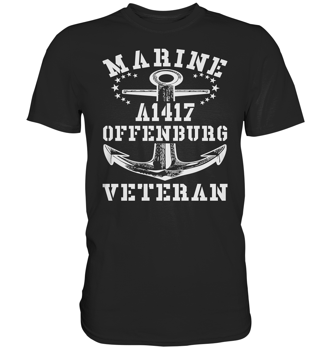 Troßschiff A1417 OFFENBURG Marine Veteran - Premium Shirt