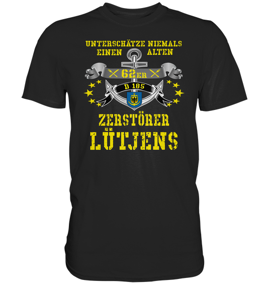 Zerstörer D185 LÜTJENS 62er - Premium Shirt