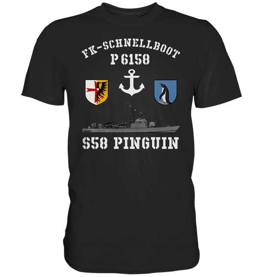 FK-Schnellboot P6158 PINGUIN Anker - Premium Shirt
