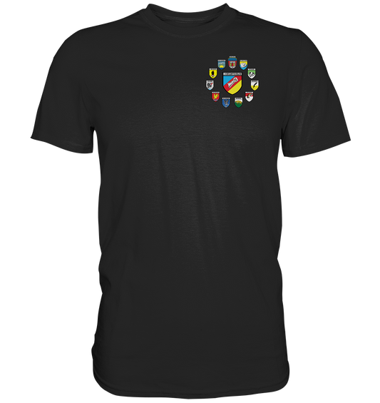 Alle Wappen 2. Schnellbootgeschwader nach Oktober 1999 - Premium Shirt