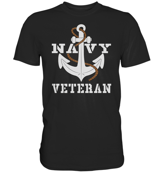 Navy Veteran Anker - Premium Shirt
