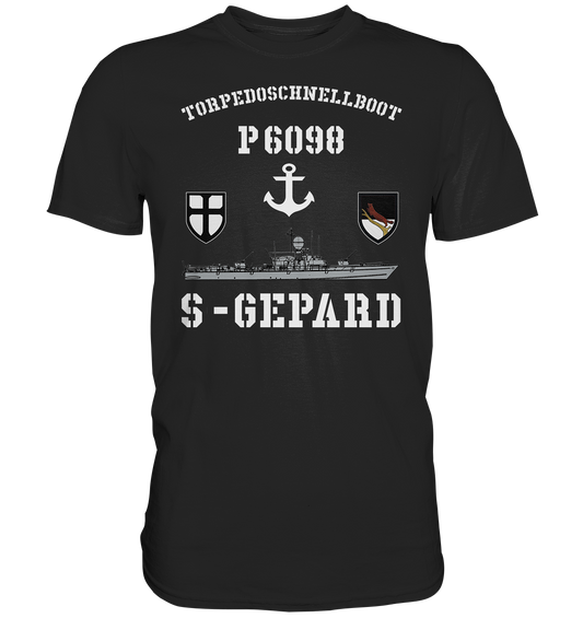 Torpedoschnellboot P6098 S-GEPARD Anker - Premium Shirt