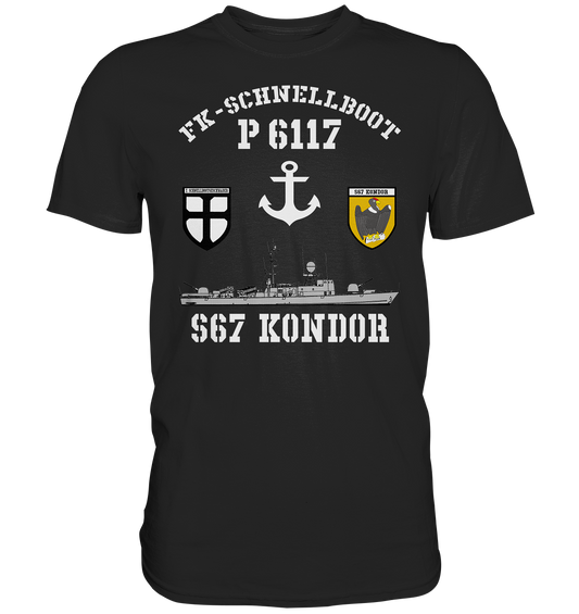 FK-Schnellboot P6117 KONDOR 7.SG Anker - Premium Shirt