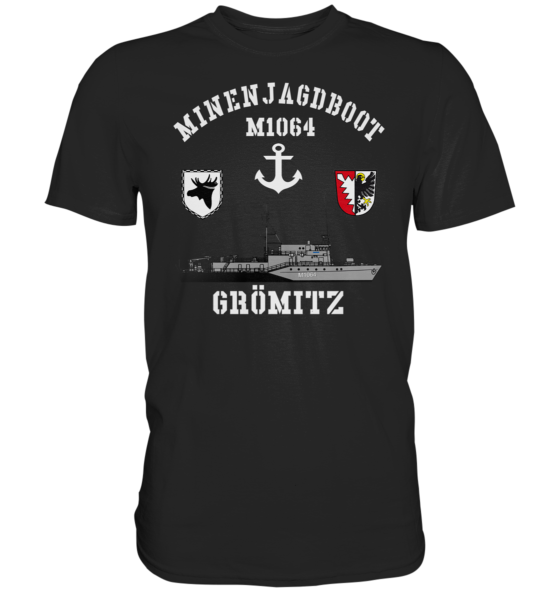 Mij.-Boot M1064 GRÖMITZ Anker 3.MSG - Premium Shirt