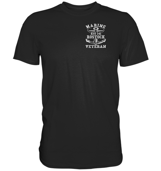 KSS 141 ROSTOCK Marine Veteran Brustlogo - Premium Shirt