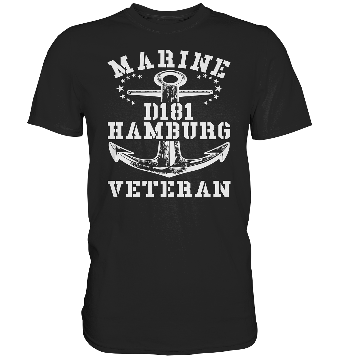 Zerstörer D181 HAMBURG Marine Veteran - Premium Shirt