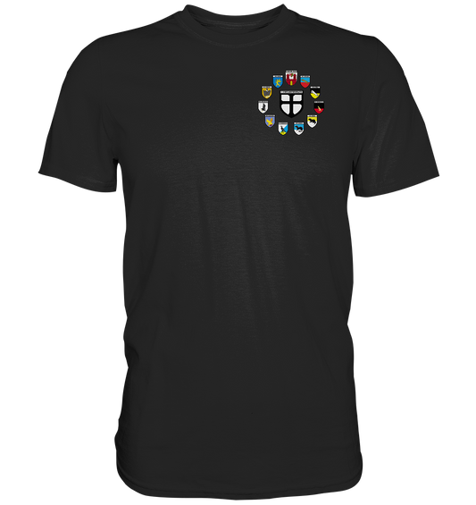 Alle Wappen 7. Schnellbootgeschwader nach Oktober 1999 - Premium Shirt