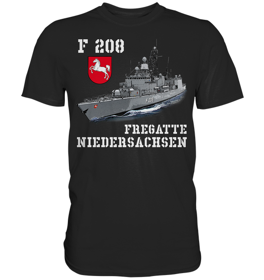 F208 Fregatte NIEDERSACHSEN - Premium Shirt