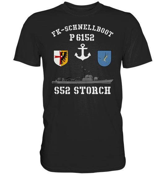 FK-Schnellboot P6152 STORCH Anker - Premium Shirt