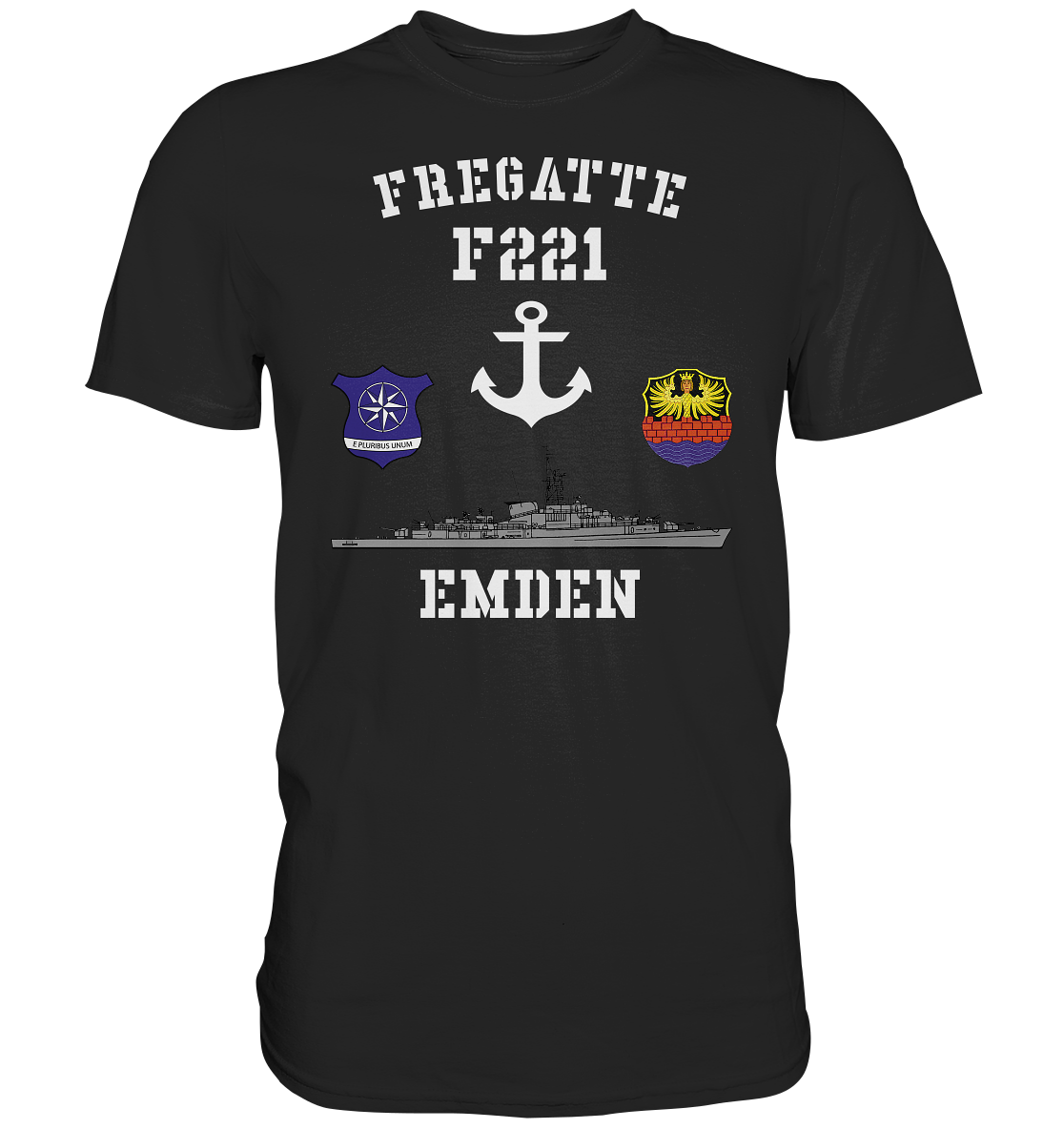 Fregatte F221 EMDEN Anker  - Premium Shirt