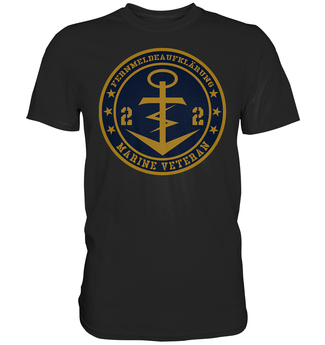 Marine Veteran 22er FERNMELDEAUFKLÄRUNG - Premium Shirt