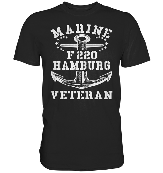 Fregatte F220 HAMBURG Marine Veteran - Premium Shirt