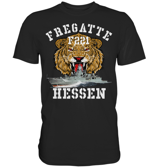 Fregatte F221 HESSEN Löwe - Premium Shirt