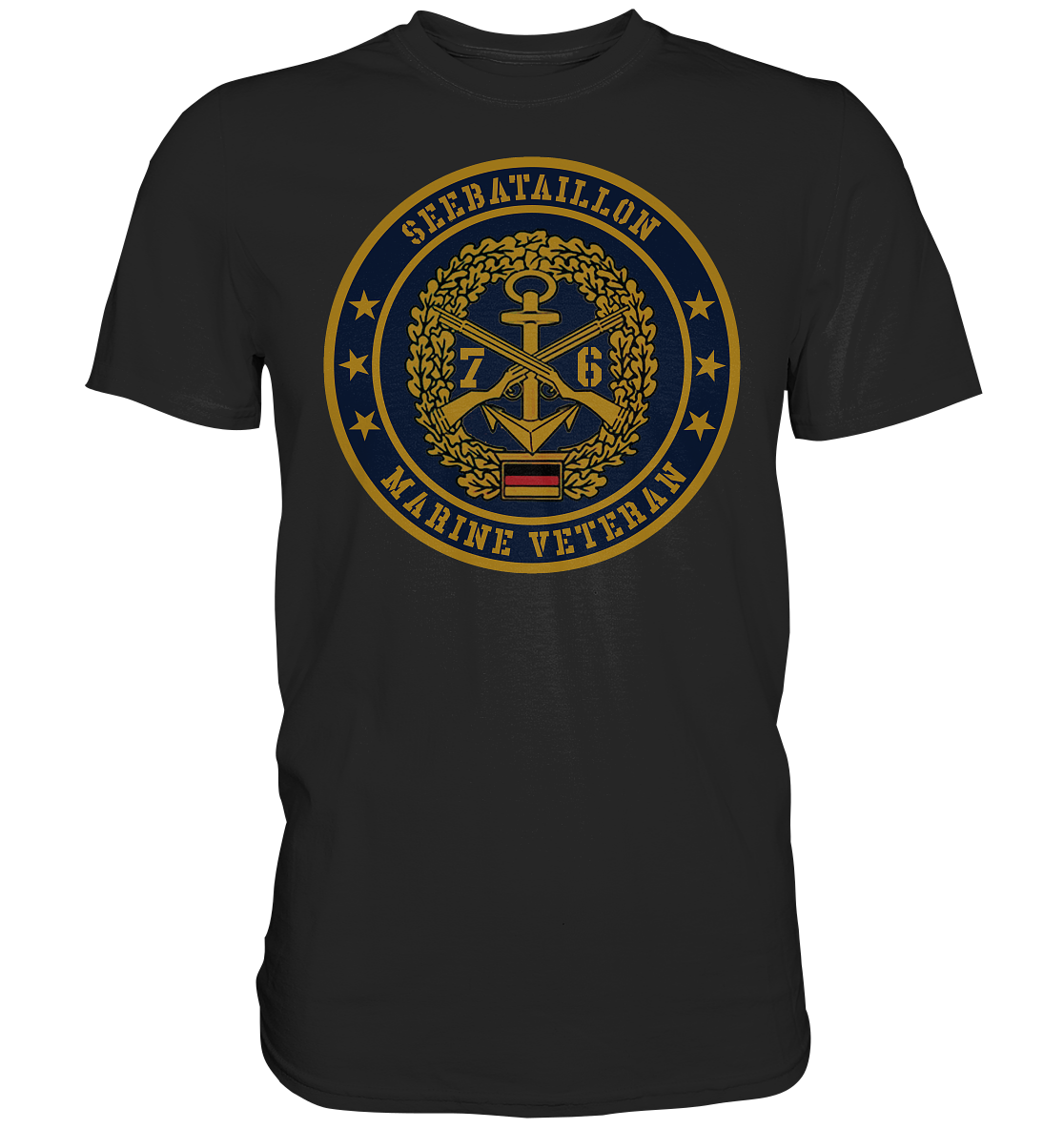 Marine Veteran 76er Seebataillon - Premium Shirt