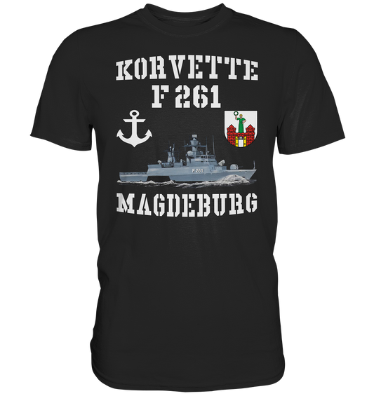 Korvette F261 MAGDEBURG Anker - Premium Shirt