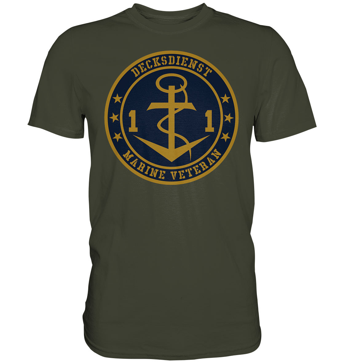 Marine Veteran 11er DECKSDIENST - Premium Shirt