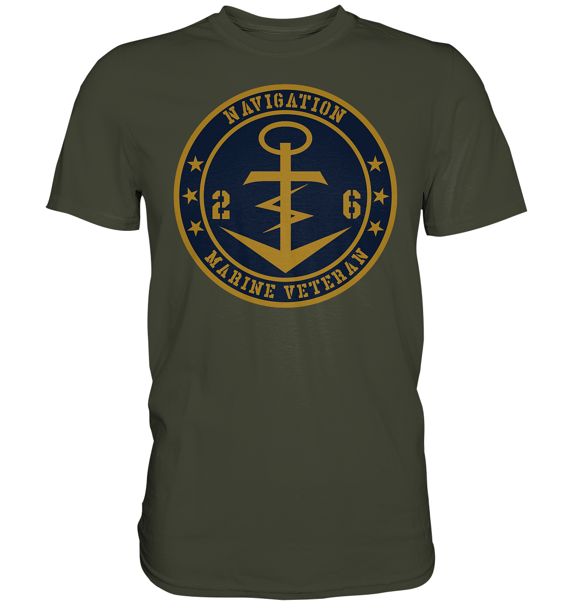 Marine Veteran 26er NAVIGATION - Premium Shirt
