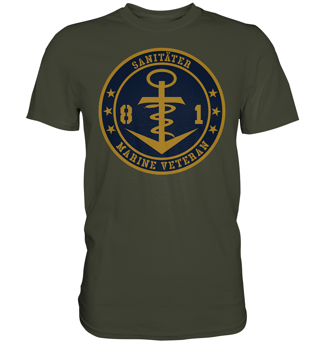 Marine Veteran 81er SANITÄTER - Premium Shirt