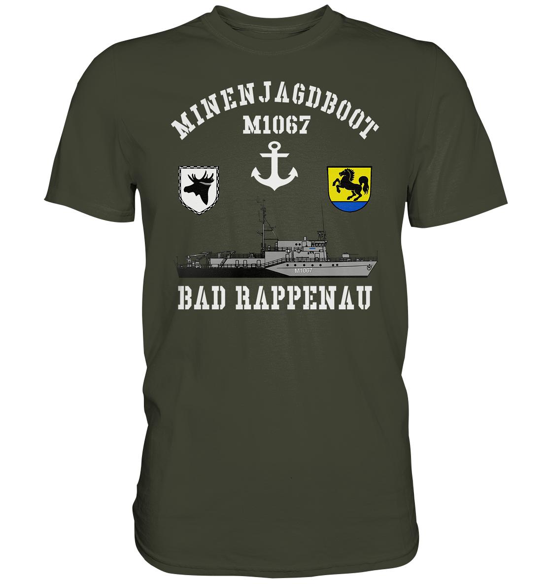 Mij.-Boot M1067 BAD RAPPENAU Anker 3.MSG - Premium Shirt