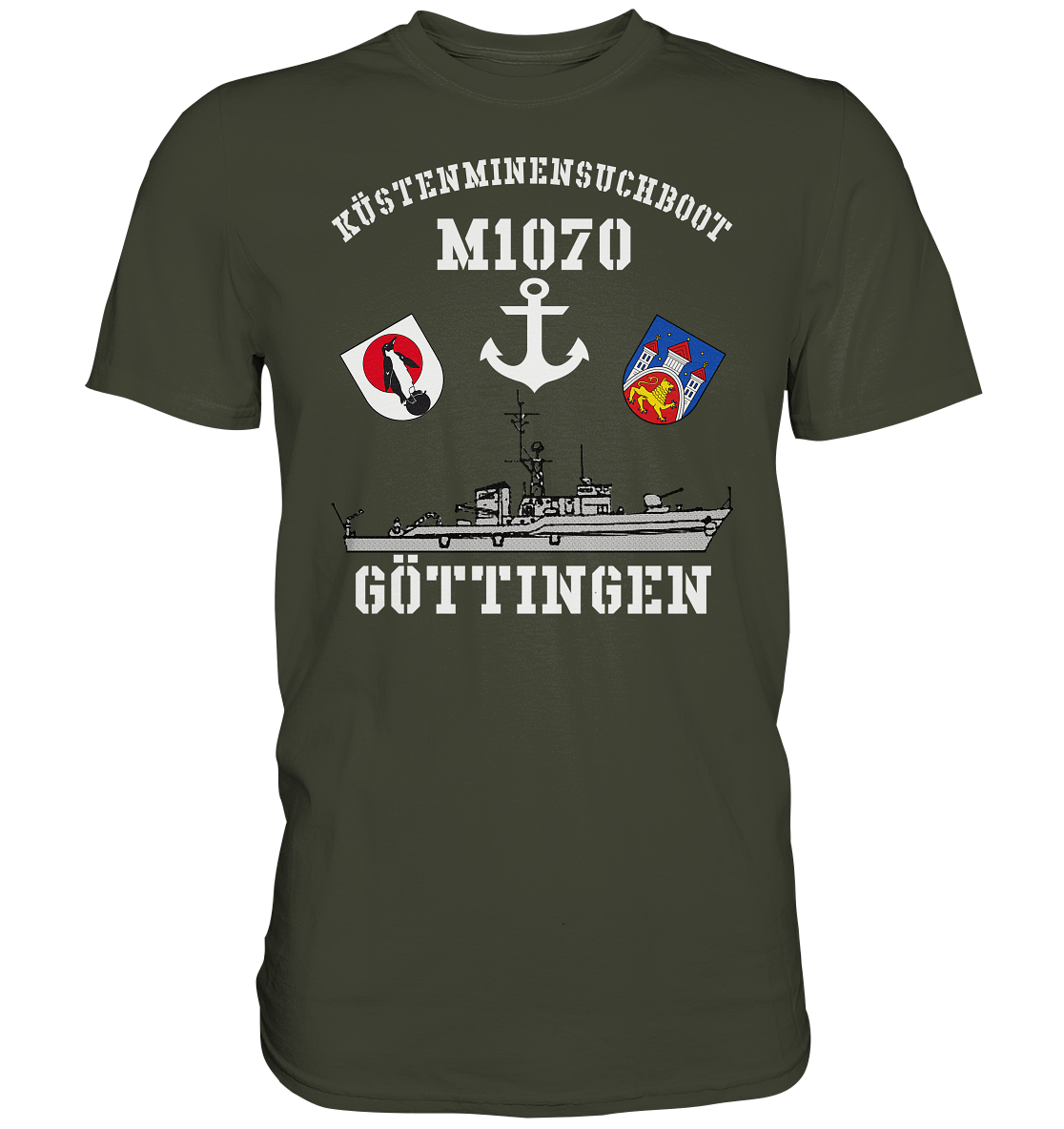KM-Boot M1070 GÖTTINGEN Anker - Premium Shirt