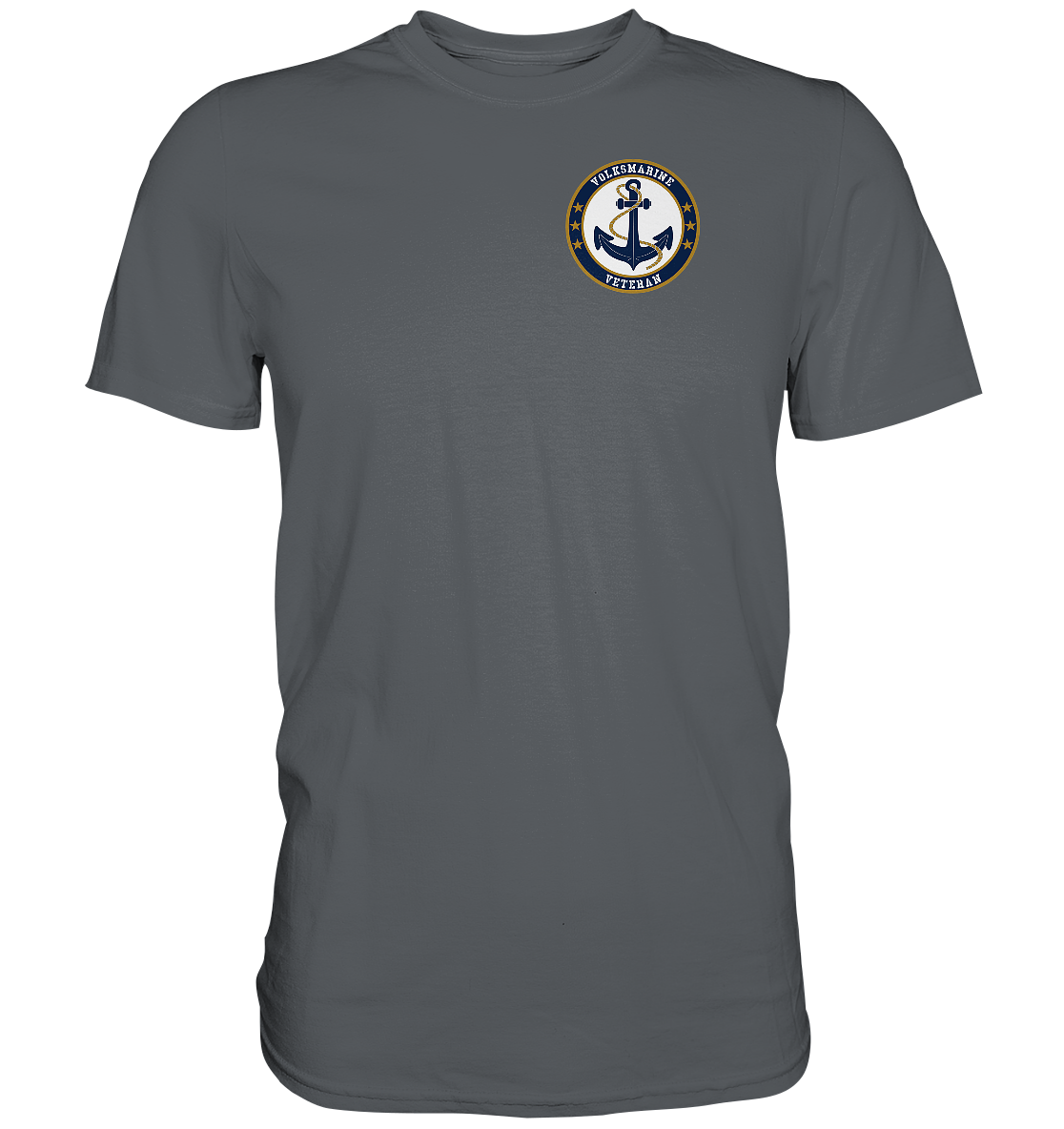 VOLKSMARINE Marine Veteran Brustlogo - Premium Shirt