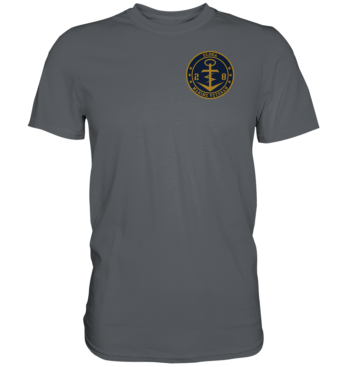 Marine Veteran 28er ELOKA Brustlogo - Premium Shirt