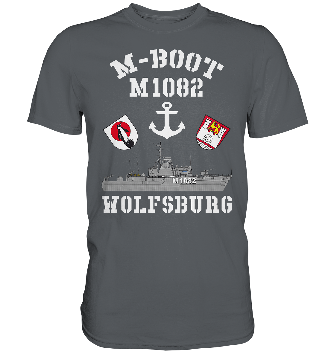 M-Boot M1082 WOLFSBURG Anker (HL) - Premium Shirt