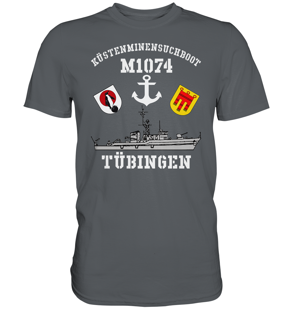 KM-Boot M1074 TÜBINGEN Anker - Premium Shirt